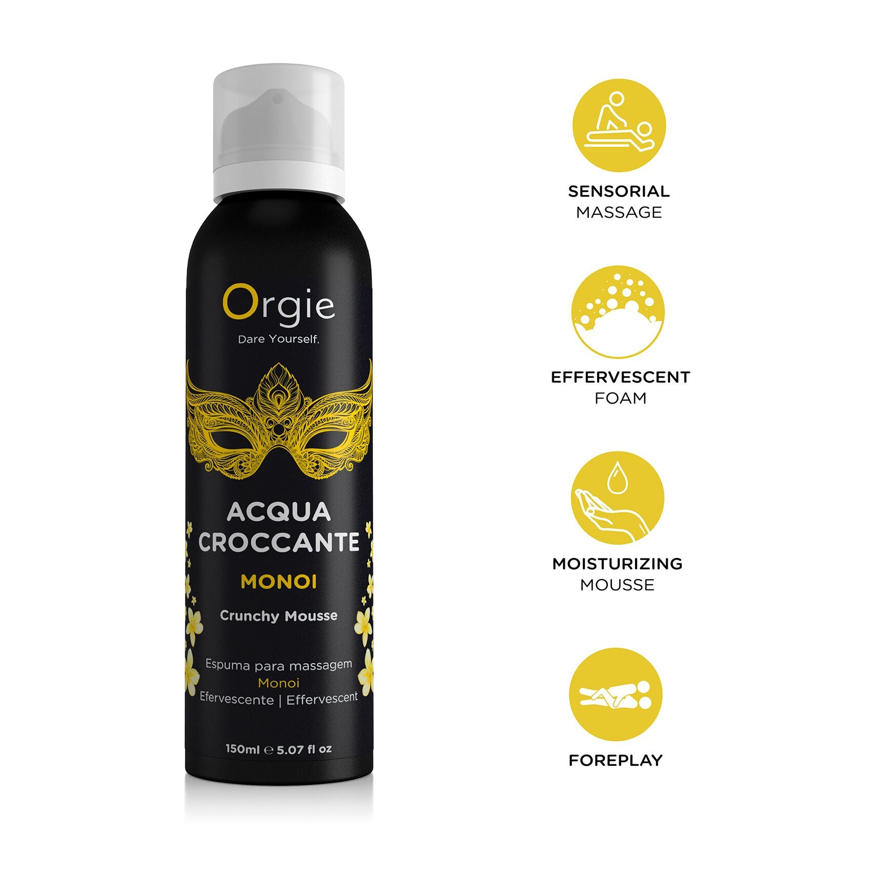 Масажна пінка Orgie Acqua Croccante Monoi 150 мл