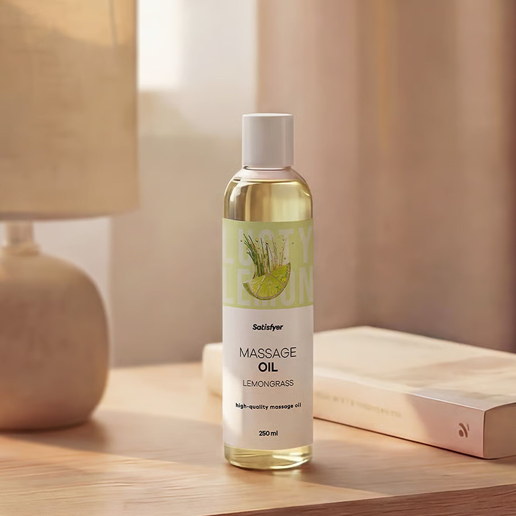 Масажна олія Satisfyer Massage Oil Lemongrass 250 мл