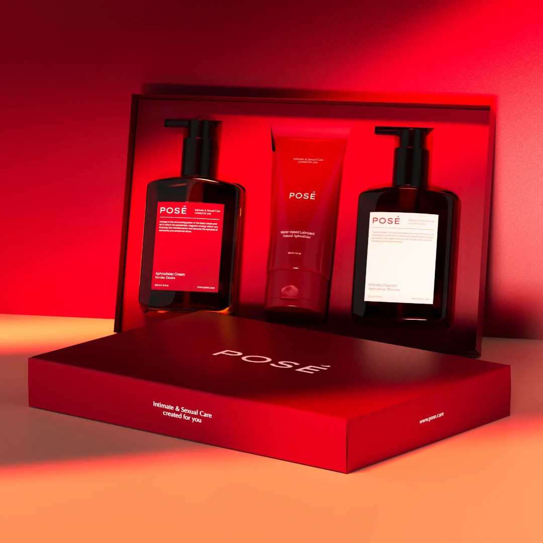 Подарунковий набір Posé INTIMATE REVOLUTION - інтимний ритуал 3-в-1