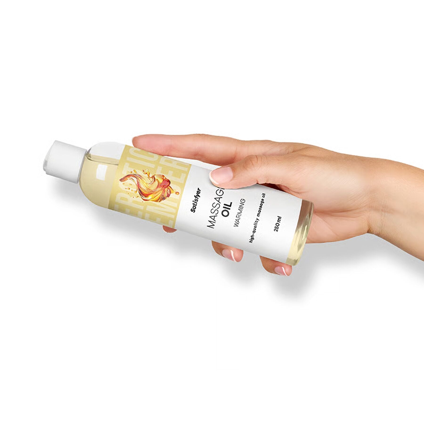 Масажна олія Satisfyer Massage Oil Warming (250 мл) зігрівальна, без запаху