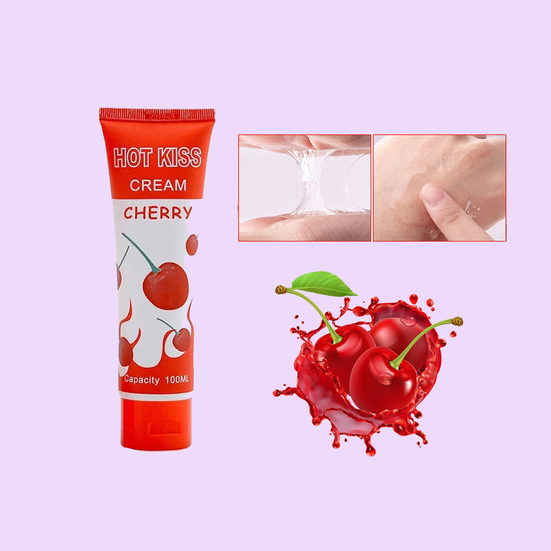 Інтимний гель-змазка Hot Kiss CHERRY з соковитим ароматом вишні