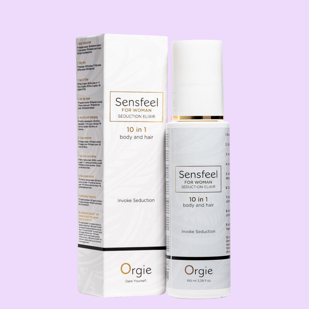 Лосьйон з феромонами для тіла та волосся Orgie – Sensfeel Seduction Elixir 10 in 1 for Woman, 100 мл