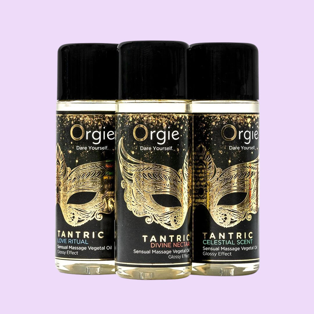 Набір олій для тантричного масажу Orgie – Tantric Mini Size Collection (3×30 мл), зволоження