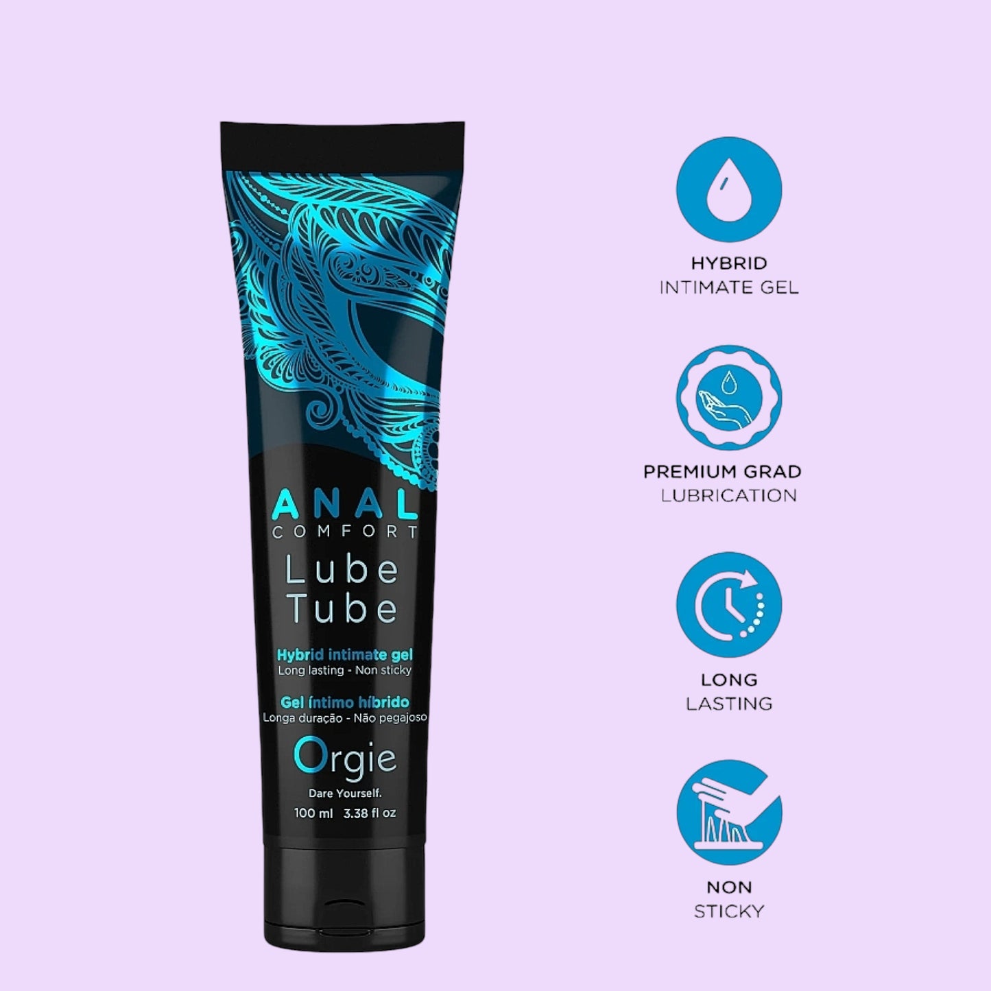 Orgie Lube Tube — гібридний анальний лубрикант (100 мл)