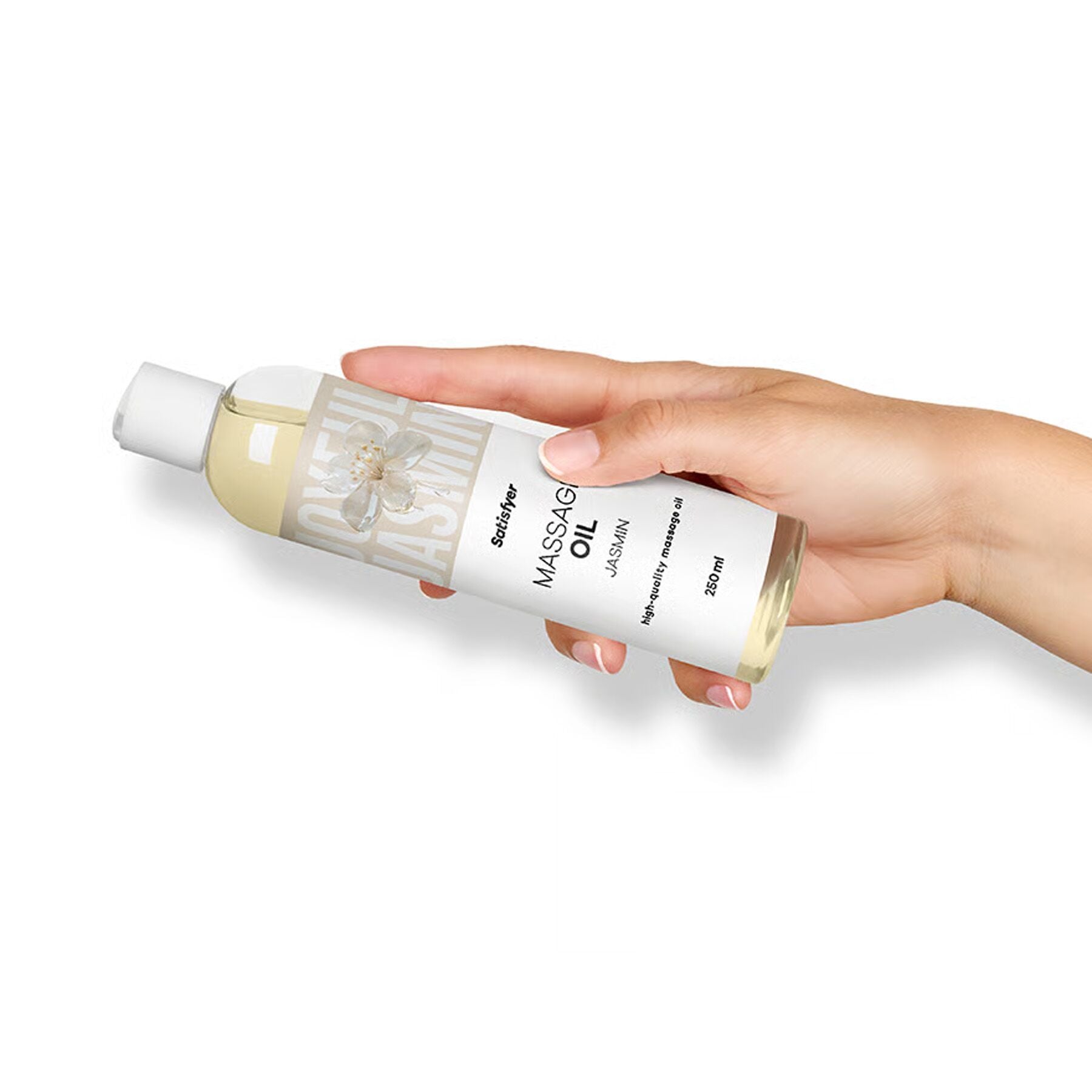 Масажна олія Satisfyer Massage Oil Jasmin (250 мл) з ароматом жасмину