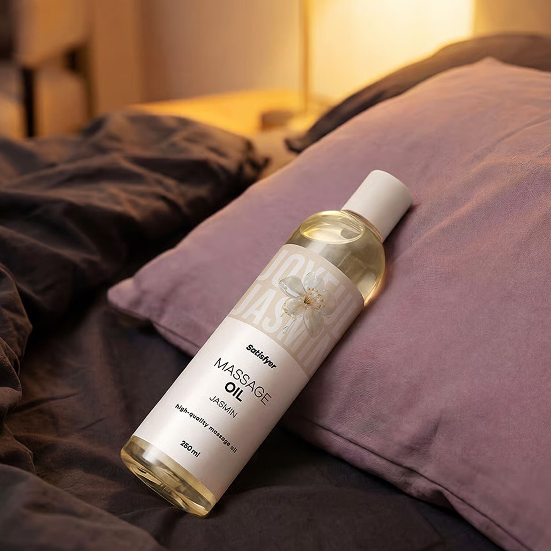 Масажна олія Satisfyer Massage Oil Jasmin (250 мл) з ароматом жасмину