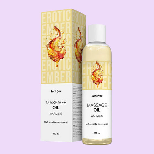 Масажна олія Satisfyer Massage Oil Warming (250 мл) зігрівальна, без запаху