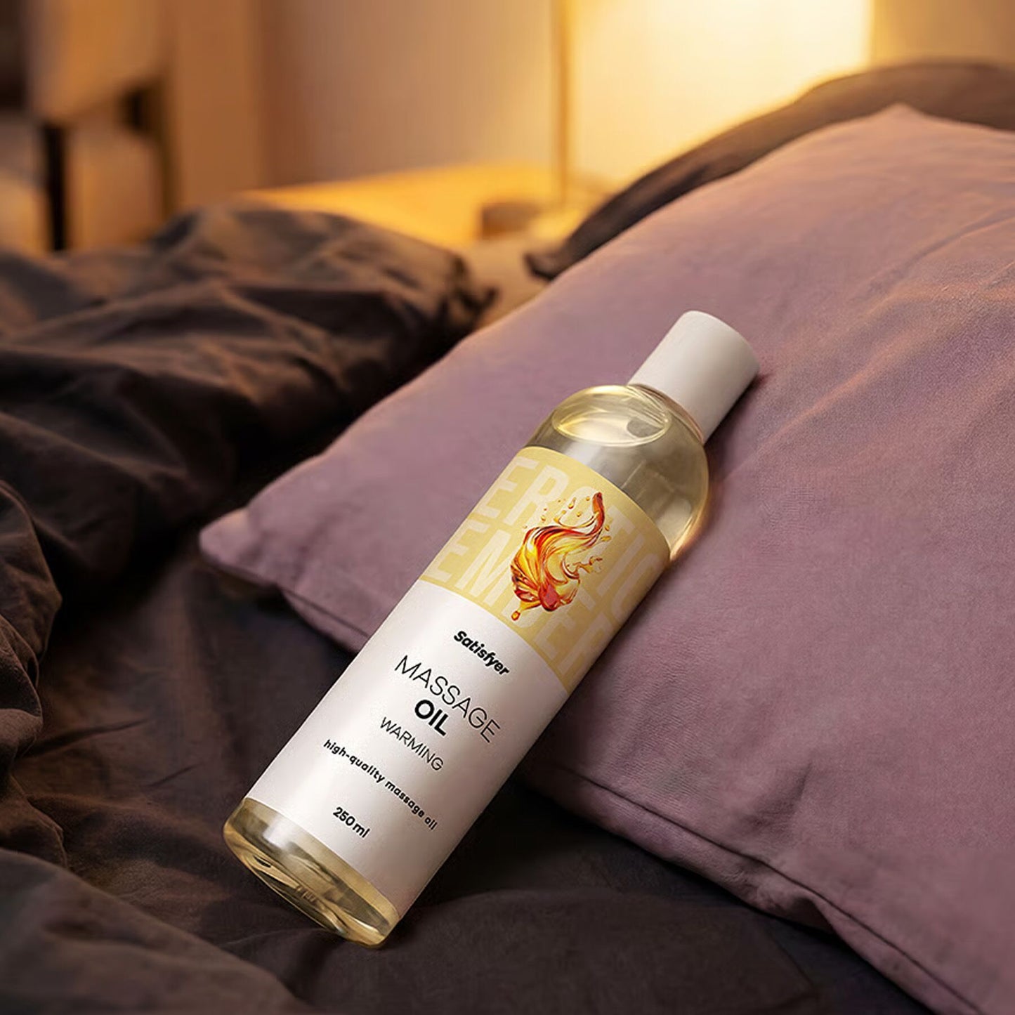 Масажна олія Satisfyer Massage Oil Warming (250 мл) зігрівальна, без запаху