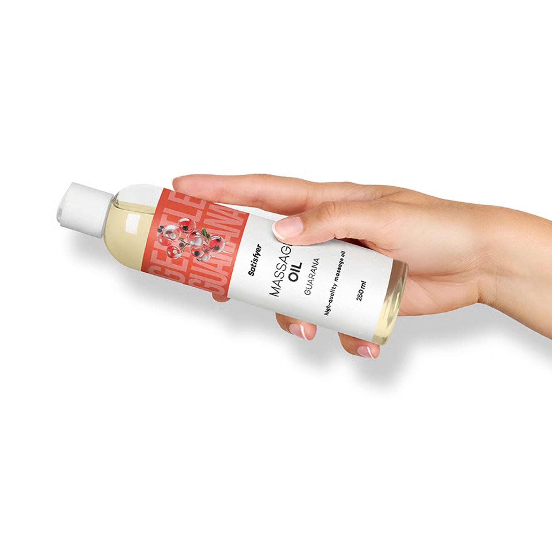 Масажна олія Satisfyer Massage Oil Guarana (250 мл) з ароматом гуарани