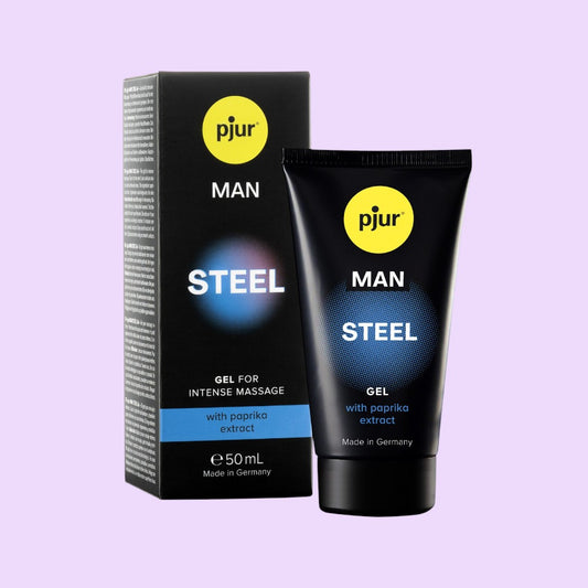 Pjur MAN Steel Gel 50 мл - гель-стимулятор для пеніса з екстрактом паприки та м’ятою