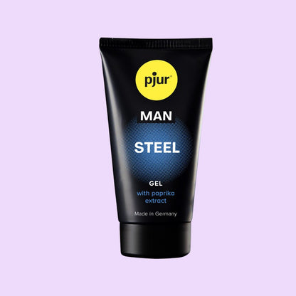 Pjur MAN Steel Gel 50 мл - гель-стимулятор для пеніса з екстрактом паприки та м’ятою
