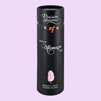 Масажна олія Plaisirs Secrets Candy Floss, 59 мл — їстівна, з афродизіаками