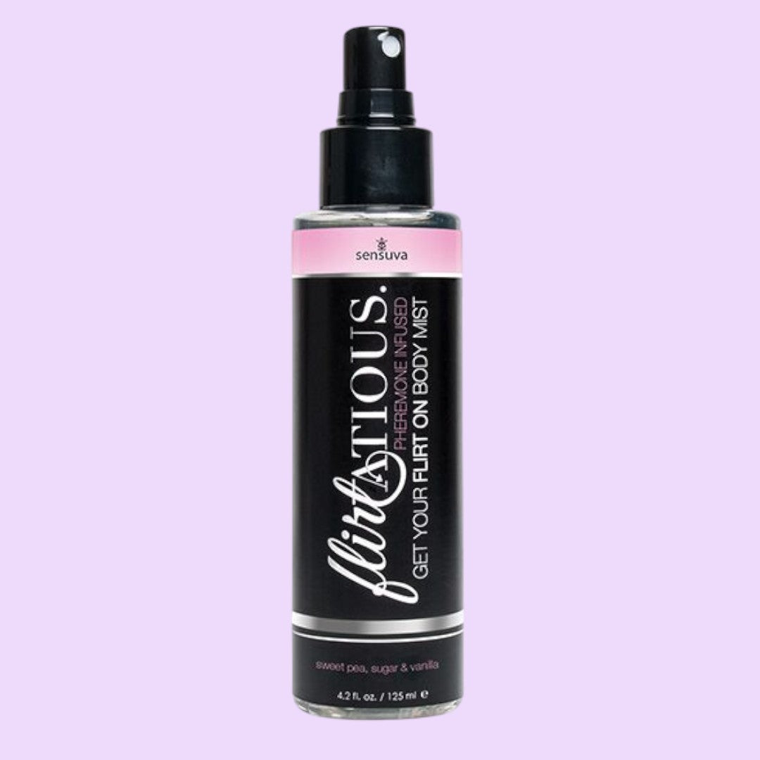 Спрей-міст для тіла з феромонами Sensuva Flirtatious Vanilla, Sugar & Sweet Pea (125 мл)
