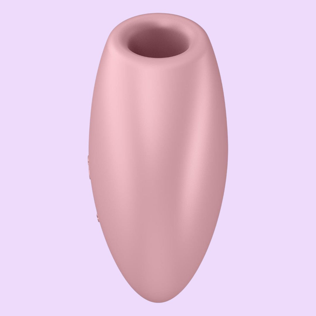 Вакуумний стимулятор-серце з вібрацією Satisfyer Cutie Heart Light Red