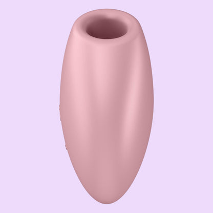 Вакуумний стимулятор-серце з вібрацією Satisfyer Cutie Heart Light Red