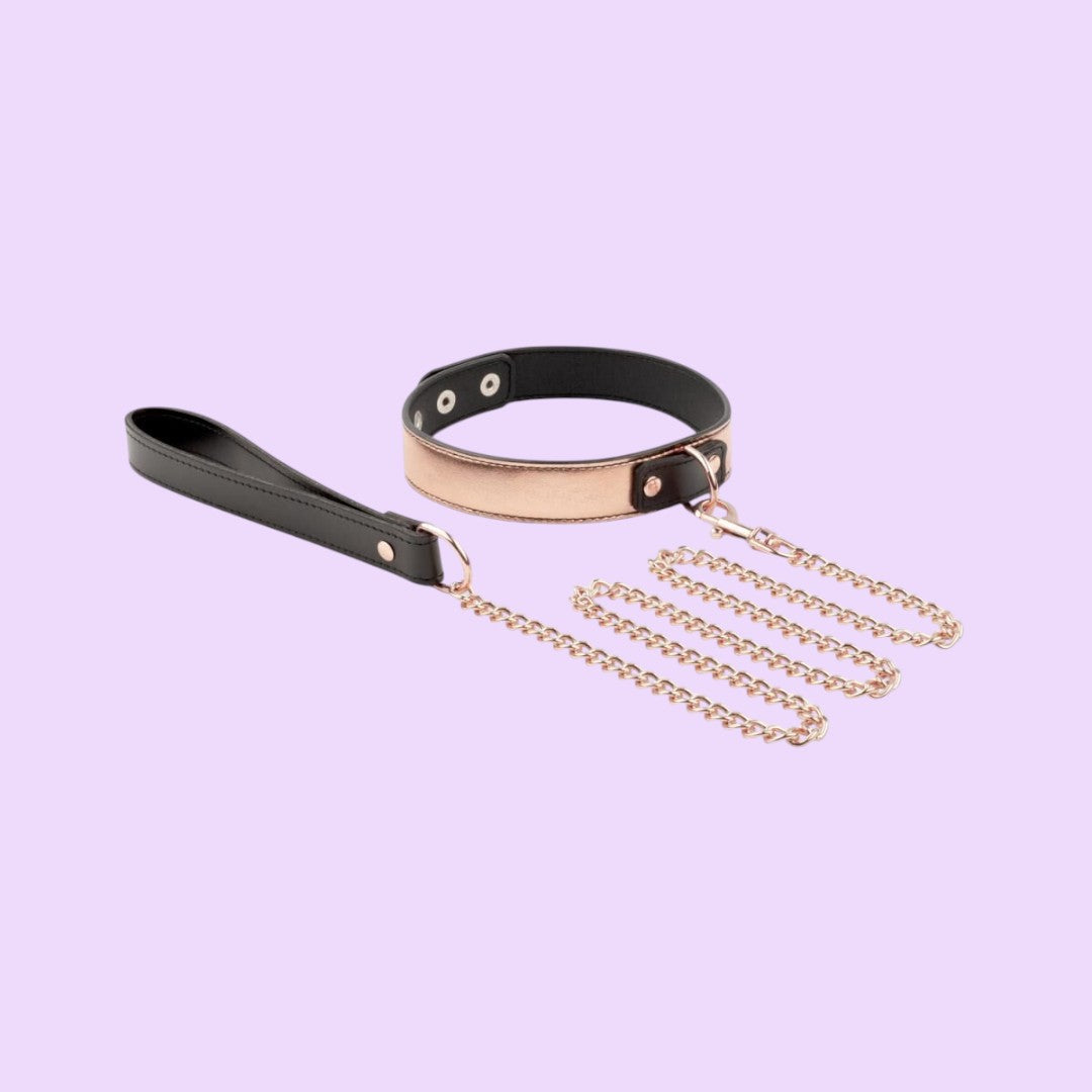 Шикарний набір для BDSM Rosy Gold – Nouveau BDSM set, 9 аксесуарів