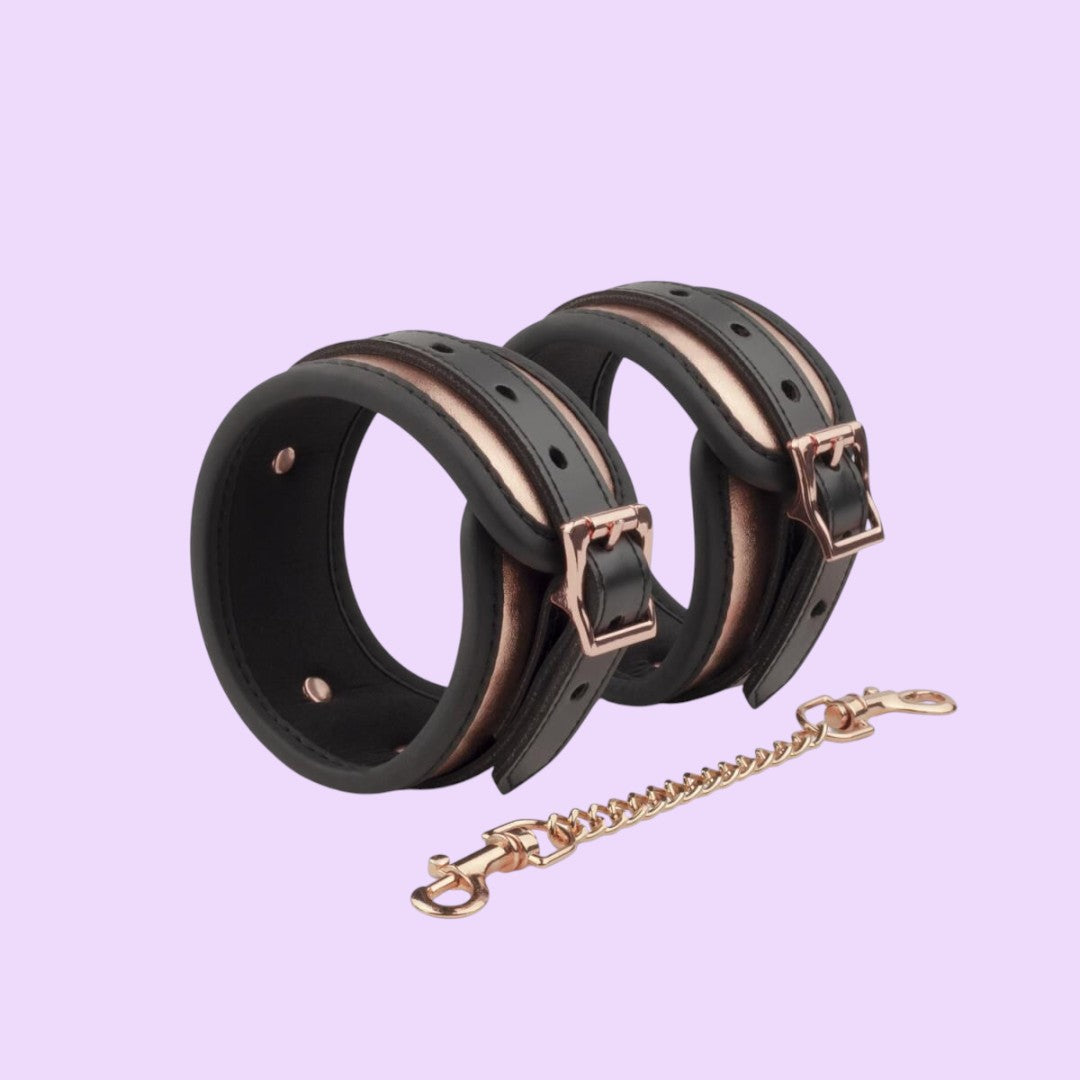 Шикарний набір для BDSM Rosy Gold – Nouveau BDSM set, 9 аксесуарів