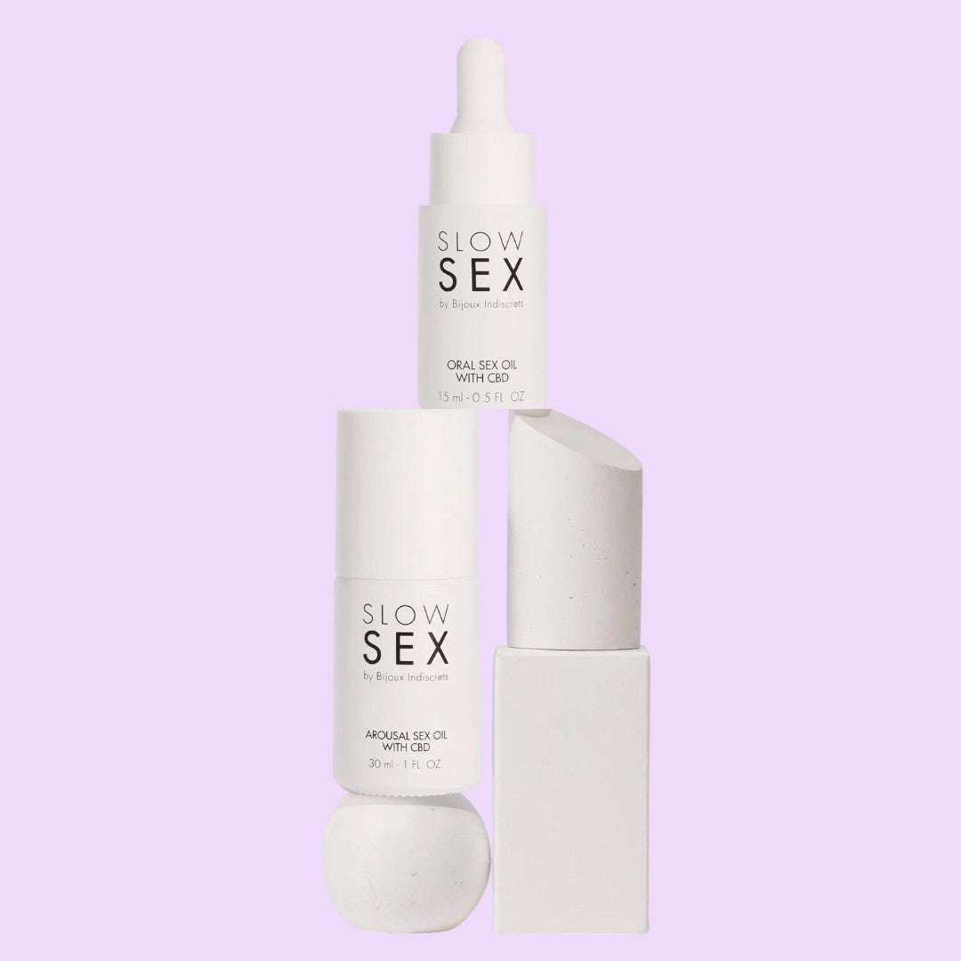 Олія для збудження Bijoux Indiscrets SLOW SEX Arousal Sex Oil with CBD (30 мл)