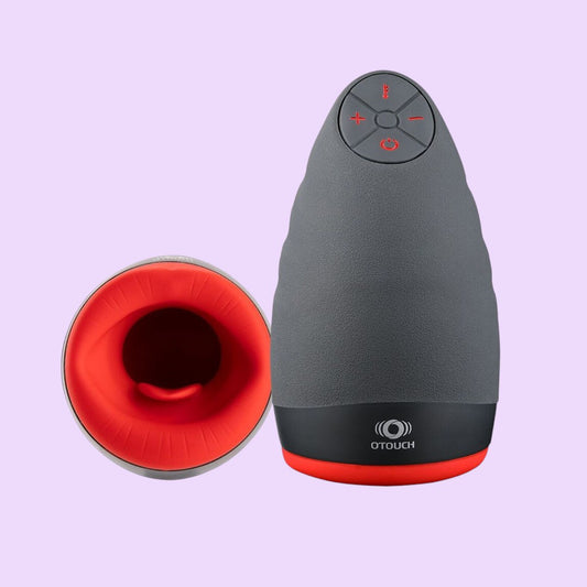 Преміальний мастурбатор Otouch CHIVEN 2 — вібрувальний язичок, підігрів, 6 режимів