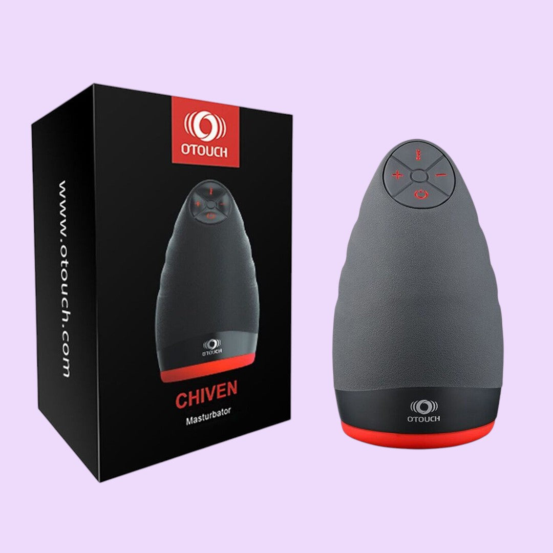 Преміальний мастурбатор Otouch CHIVEN 2 — вібрувальний язичок, підігрів, 6 режимів