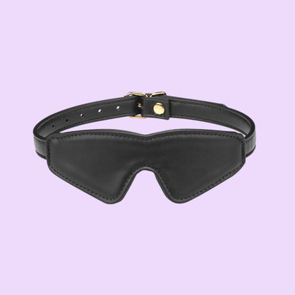 Маска на очі Liebe Seele Black Organosilicon Blindfold, екошкіра