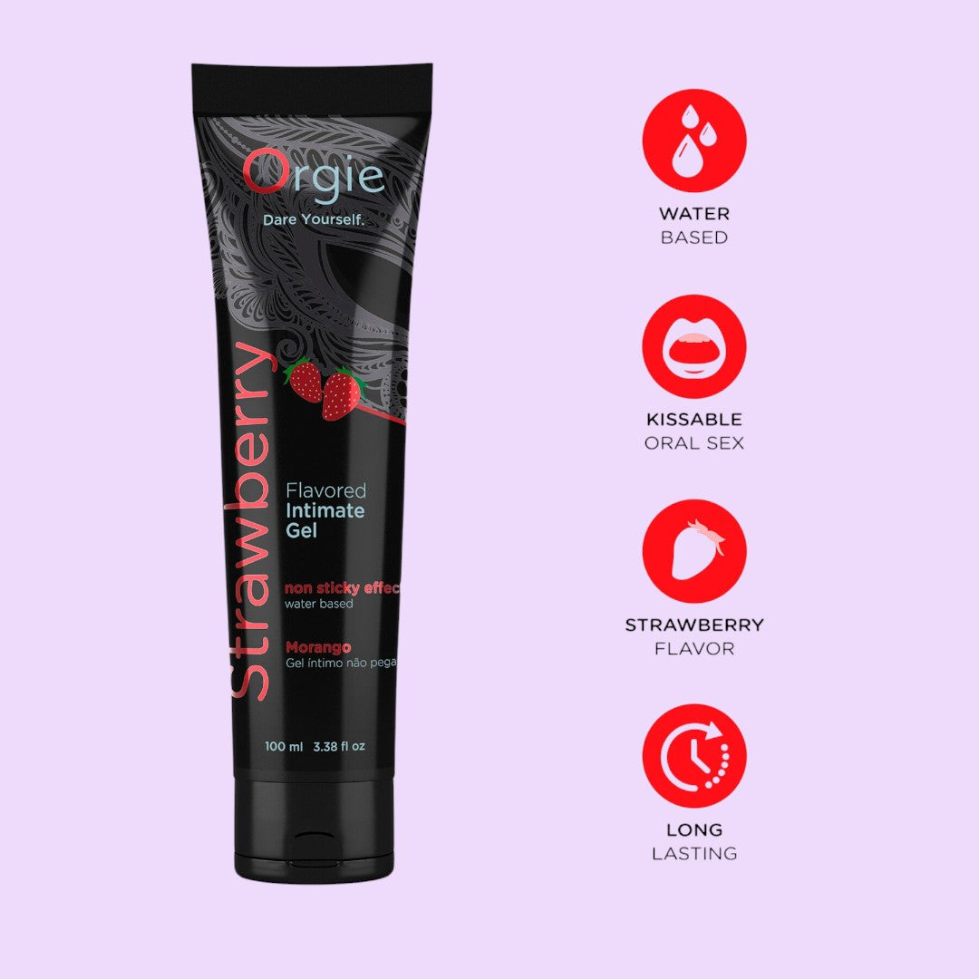 Лубрикант на водній основі Orgie Lube Tube Strawberry, 100 мл