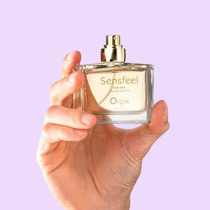 Orgie Sensfeel for Man - чоловічі парфуми з феромонами, 50 мл (цитрусово-деревний аромат)