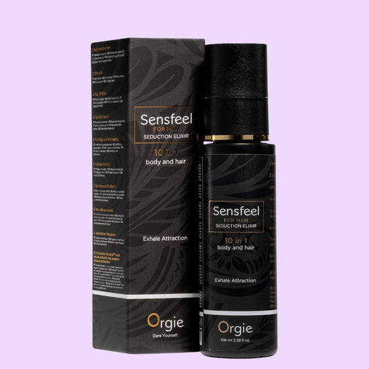 Orgie – Sensfeel Seduction Elixir 10 in 1 for Man - лосьйон з феромонами для тіла та волосся (100 мл)