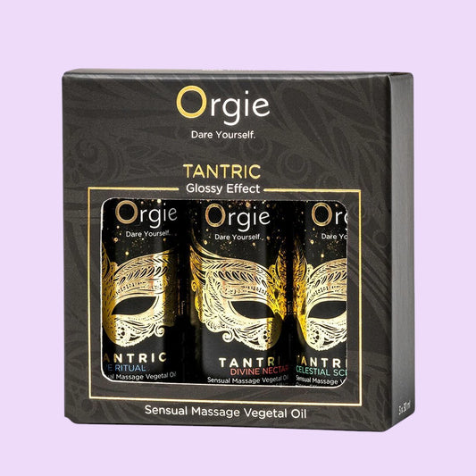Набір олій для тантричного масажу Orgie – Tantric Mini Size Collection (3×30 мл), зволоження