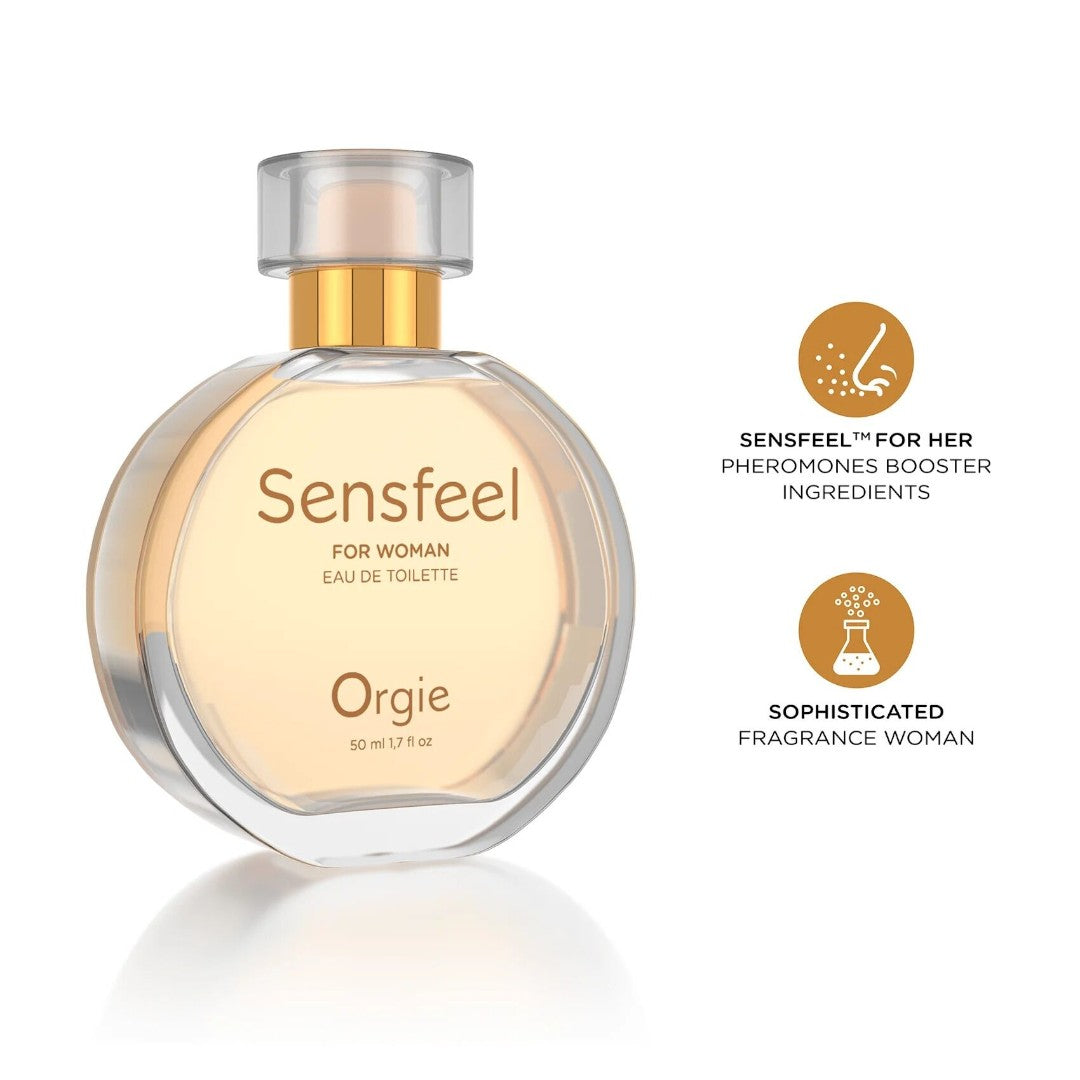 Orgie – Sensfeel for Woman - жіночі парфуми з феромонами (50 мл), квітково-фруктовий аромат