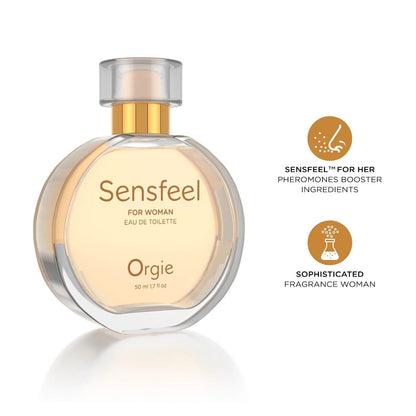 Orgie – Sensfeel for Woman - жіночі парфуми з феромонами (50 мл), квітково-фруктовий аромат