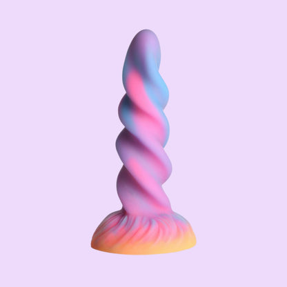 Фентезійний фалоімітатор, що світиться в темряві Creature Cocks Glow-in-the-Dark Unicorn Dildo (20,6 см)