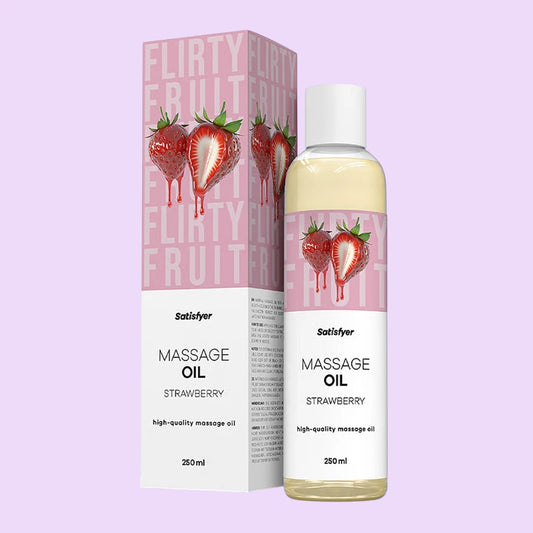 Масажна олія Satisfyer Massage Oil Strawberry 250 мл